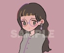 SNSアイコンに使える人物イラスト描きます SNSなどのアイコンに使える、シンプルおしゃれなイラスト。 イメージ3