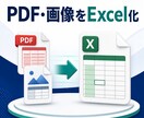 PDF・画像内の表をExcelデータに変換します 請求書・明細・一覧表を検索・集計できるデータに整えます イメージ1