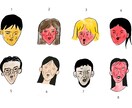 個性的な似顔絵を色付きで提供します SNSアイコンやレター、チラシなどに！ イメージ1