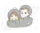 心温まるような、ほんわかイラストを描きます あなたの大切な思い出を、1枚の絵に。手書き風に仕上げます☺︎ イメージ10