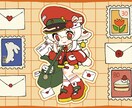 ポップなデフォルメイラスト描きます あなたのキャラクターをとびきり可愛く イメージ3