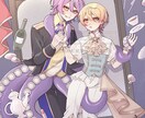耽美なキービジュアルお描きします 背景まで描き込んだイラストが得意です イメージ2