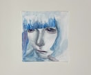 あなただけの似顔絵を作成します 水彩で描くリアルより少しデフォルメした似顔絵です♪ イメージ1