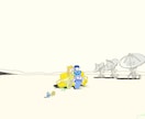 ドット絵風の絵描きます 白くてシュールな絵が好きな方はぜひ。 イメージ2