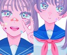 ポップでかわいいイラストお描きします 一枚イラスト、サムネイル、立ち絵等！ イメージ1