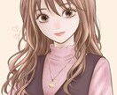 透明感×大人可愛い女の子のSNSアイコン描きます 【限定3名様3000円⭐︎ 】上品･やわらか･綺麗系　商用可 イメージ4
