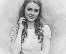 思い出のお写真を鉛筆画風イラストにします 大切な一枚を温かみのある手描き風に イメージ5
