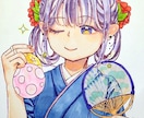ポップでかわいい美少女イラストお描きします 叙情的で深い物語性と、キャラの実在感を重視したイラストです！ イメージ2