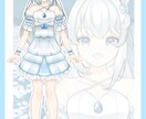 ご希望に沿ったイラストお描きします アイコン用、立ち絵、一枚絵、サムネイラストなどに是非！ イメージ7