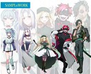 アイコン・立ち絵・何でも承ります SNS・サムネ・グッズ等も対応！目を引くイラストご希望の方！ イメージ5