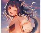 爽やかで可愛い女の子描きます 一枚絵、立ち絵、アイコンイラストなど イメージ1