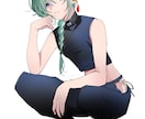 TRPG /配信/ｹﾞｰﾑの可愛い立ち絵制作します キャラデザからお任せOK！幅広い年代にも対応可能！ イメージ5