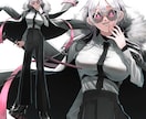 短納期！TRPG/配信の立ち絵イラスト制作します 【4月限定価格】【表情差分2種類無料】戦闘差分描けます イメージ6
