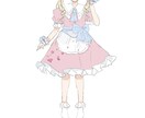 かわいい女の子を描きます アイコンなどに使えるイラストを描きます！ イメージ2