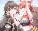 髪にこだわった可愛い一枚絵や動画用イラスト描きます 髪フェチが可愛いロリイラストを描きます イメージ5
