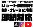 台本無料/お店に行った感じの動画を制作します 【ナレーション付き】縦型お店PR動画を制作/台本無料 イメージ1