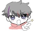ゆるーいアイコン描きます ゆるくて可愛いアイコン描きます！対応出来る日は即日納品可！ イメージ1
