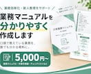 業務マニュアルを分かりやすく作成します 新人教育・業務効率化に役立つマニュアルを作成 イメージ1