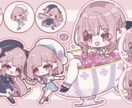 ミニキャラ・スタンプバッジ作成します 小物スタンプから背景付きミニキャラまで幅広く対応いたします！ イメージ5