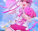 単体は追加料金なし！1枚絵/立ち絵描きます 性別問わず華やかなイラストを描きます イメージ1