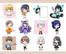 ちびキャラ、ミニキャライラストお描きします アイコン、サムネ、グッズにも!!商用料込みです イメージ2