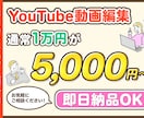 実績多数！プロがYouTube動画制作請け負います 【7月末まで限定】ポートフォリオ・実績公開可な方限定価格中♪ イメージ1