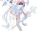 可愛らしいキャラデザ・Live2d原画を描きます 透明感のある可愛らしいイラストと、バランスのとれたデッサン！ イメージ2