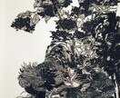 オリジナルで切り絵を作成いたします 繊細な黒が織りなす影のアートをお楽しみください。 イメージ5