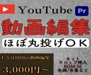 丸投げYouTubeの動画編集！承ります とにかく安く早くお届けします！ イメージ1