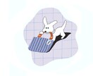 ゆるかわ♡わんちゃんねこちゃんイラストお描きします ペット、うちの子の似顔絵♡名入れ無料！人物×ペットもOK イメージ1