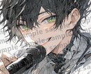 印象的なイラスト描きます Vライバーやゲーム実況者、VTuber、歌い手など！ イメージ1