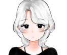 実績作り価格で先着3名様　女の子アイコンを描きます 低彩度で儚い雰囲気の女の子を描くのが得意です！ イメージ1