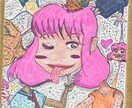 あなたの似顔絵を元にアナログイラストにします 普通の似顔絵イラストでは満足しえない方へ イメージ2