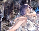 幻想的で美しい世界観の一枚絵を制作します 物語を感じるような、繊細で美しいイラストをお届けします。 イメージ3