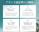 ブランド独自の世界観を創出し、ロゴを設計します ブランドの「らしさ」を言語化・視覚化する唯一無二のロゴ設計 イメージ2