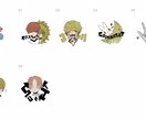 LINEスタンプ作成します デフォルメ人物、オリジナルキャラクター イメージ1