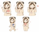 商用可！“好き”をゆるかわキャラクターにします かわいい！を一緒に作りましょう♪ イメージ7