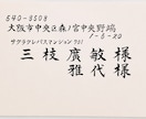 結婚式招待状の宛名書き・筆耕｜毛筆で代筆します 封筒・席札・返信はがきの宛名を10枚¥2,000〜で手書き イメージ3