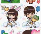 商用利用◎オリジナルイラストをご希望通り描きます 価格以上のクォリティー。色塗り、修正無制限を含めたお値段です イメージ4