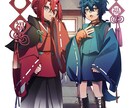 一枚絵やグッズに使えるキャラクターを描きます 商用利用可能◎魅力的なキャラクターに仕上げます イメージ3