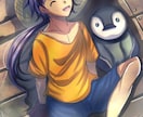 同人誌の表紙作成します 透明感のあるイラストを好む方へ イメージ3