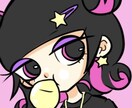 各種SNSのアイコン等に使えるイラスト描きます ポーズ服装アクセサリー等の追加料金なし⭐リクエスト聞きます！ イメージ1