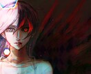 選べる塗りで(厚塗り、水彩)アイコン描きます 修正、ラフ提出無制限。耽美的な絵柄のアイコンを作成いたします イメージ1