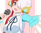 二次元好きさん必見！アニメ塗りの女キャラを描きます SNSのアイコンに使えるようなイラストを描きます！ イメージ1