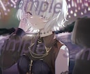 厚塗り風SNSアイコン・一枚絵・立ち絵描きますます 重厚な厚塗り！Vtuber・配信者向けの華やかなイラスト イメージ1