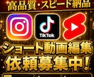 Tiktok等ショート動画の編集を承ります 高品質、スピード納品！バズらせる動画作ります！ イメージ1