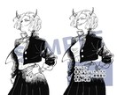 コミック調キャラクターイラスト描きます 漫画の一コマのような感情が伝わるキャラ絵が欲しい方へ イメージ2
