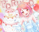 1枚絵やミニキャラも！透明感あるイラストを描きます アイコンサムネ歌みた立ち絵グッズなどに可愛いイラストを！ イメージ2