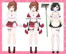 Live2Dイラスト（パーツ分けあり）描きます Vtuber様になりたい方6万5千円から！ イメージ3