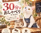 白猫ノワールと30分おしゃべりできます 文字だけの猫カフェで気まぐれな看板猫とお話し イメージ1